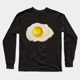 Fried Egg Painting - Sunny Side Up! Long Sleeve T-Shirt